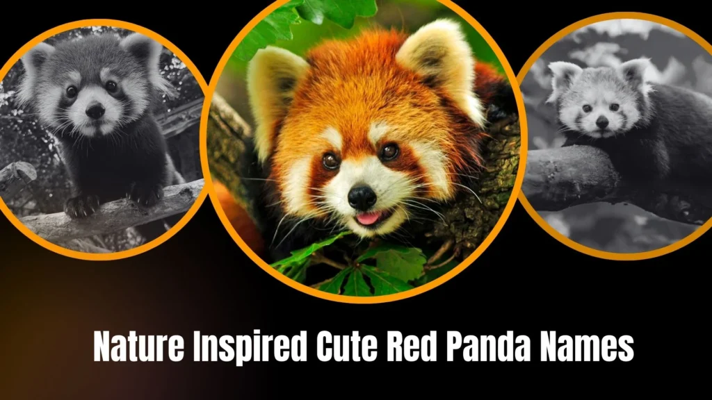 Nature Inspired Cute Red Panda Names