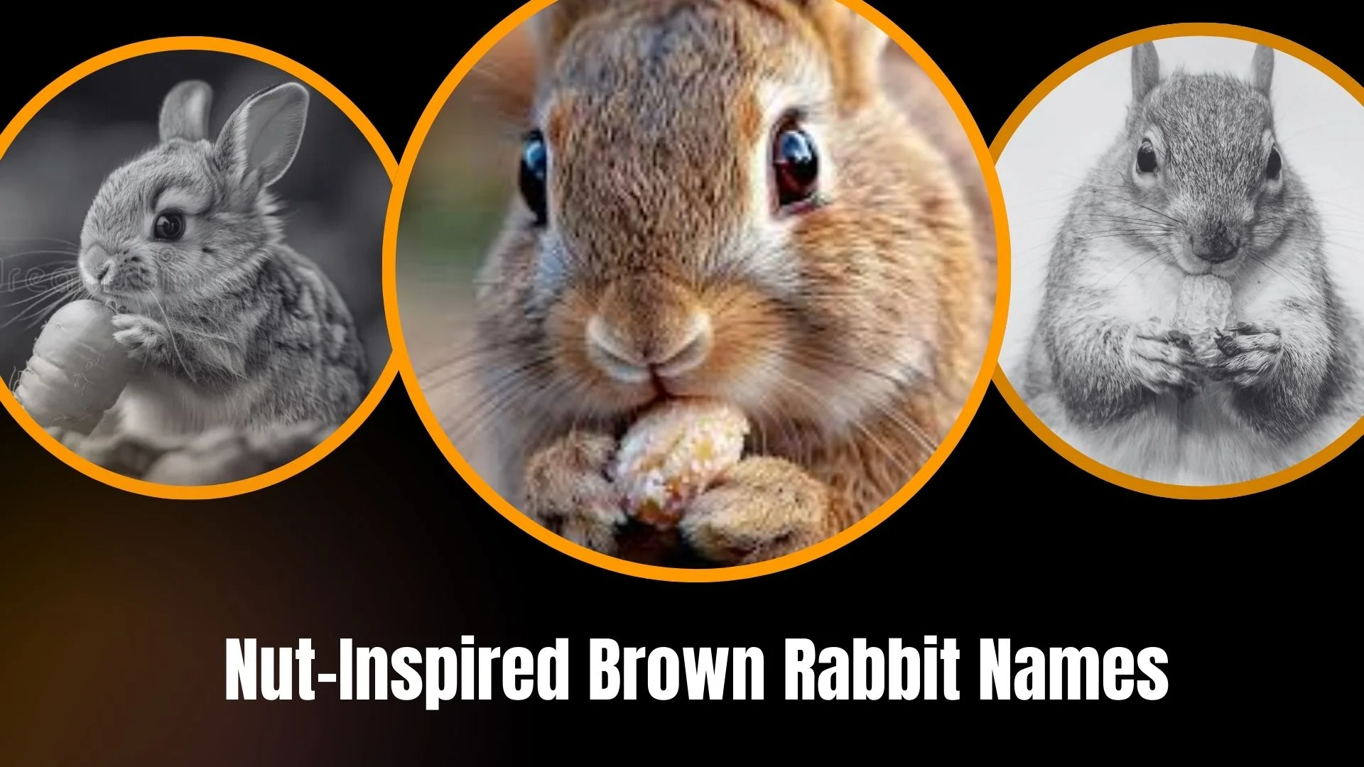Nut-Inspired Brown Rabbit Names