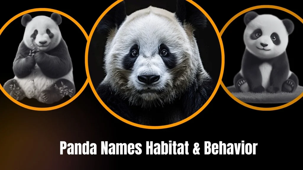 Panda Names Habitat & Behavior