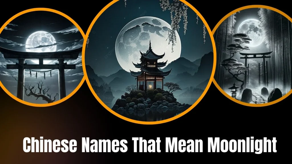 Chinese Names That Mean Moonlight