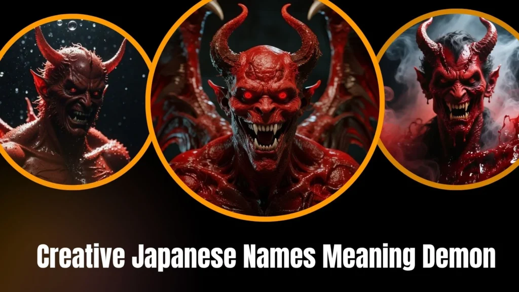 Creative Japanese Names Meaning Demon