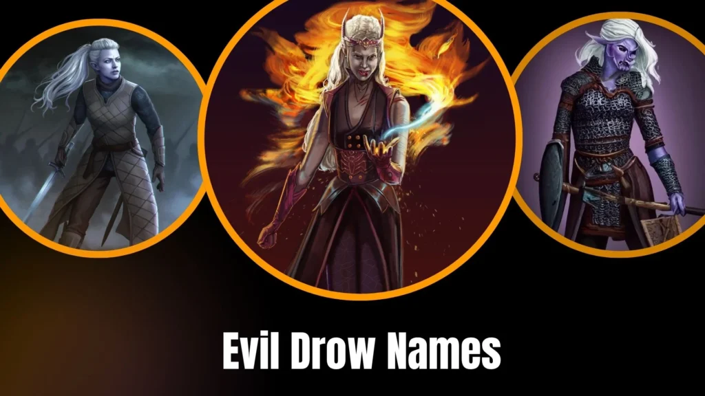 Evil Drow Names