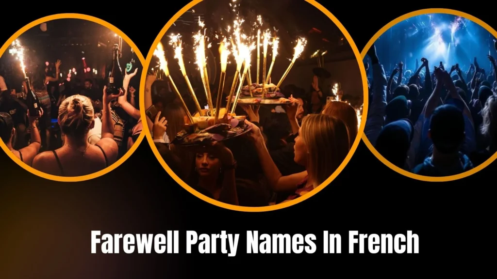 Farewell Party Names in French