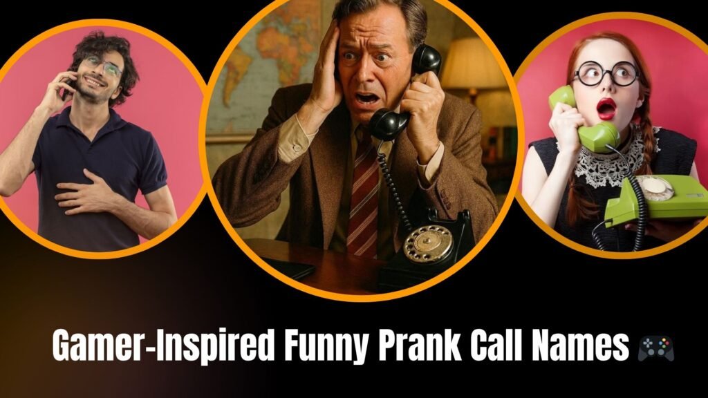 Gamer-Inspired Funny Prank Call Names