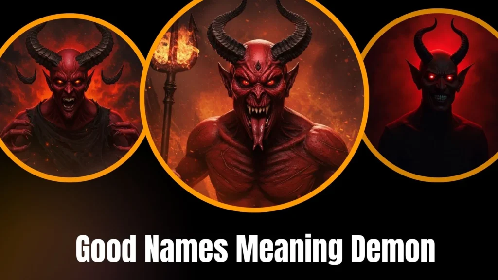 Good Names Meaning Demon