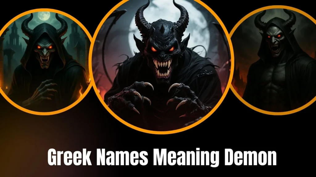 Greek Names Meaning Demon