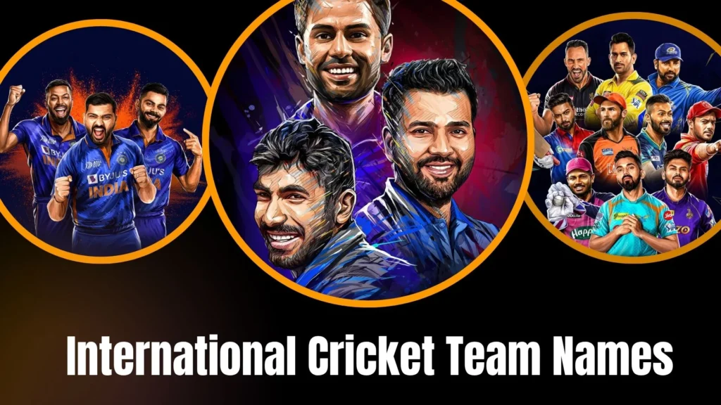 International Cricket Team Names
