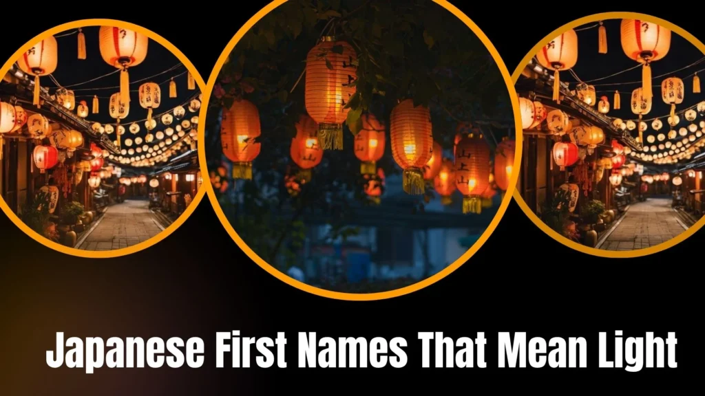 Japanese First Names That Mean Light