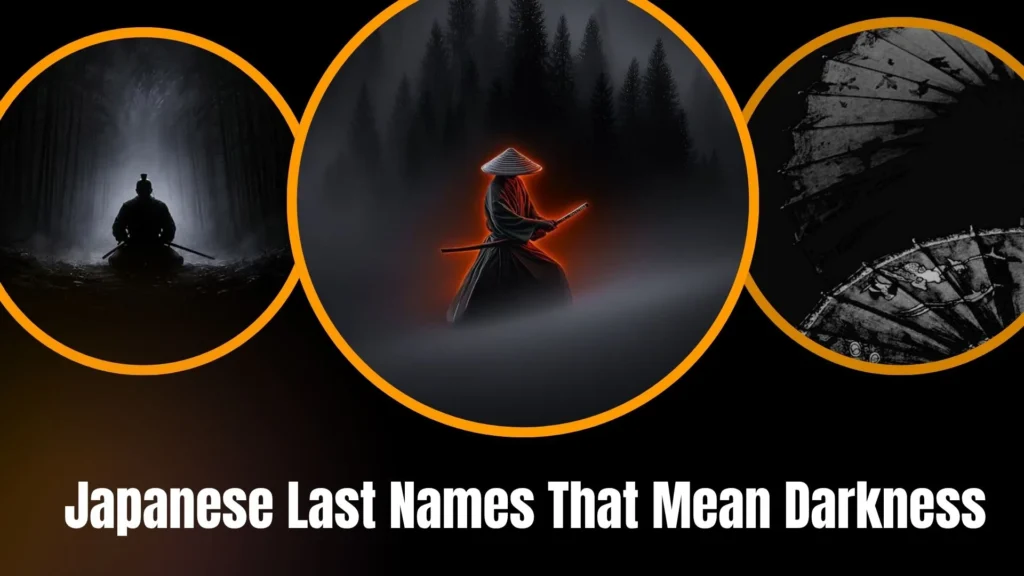Japanese Last Names That Mean Darkness