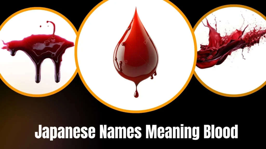 Japanese Names Meaning Blood