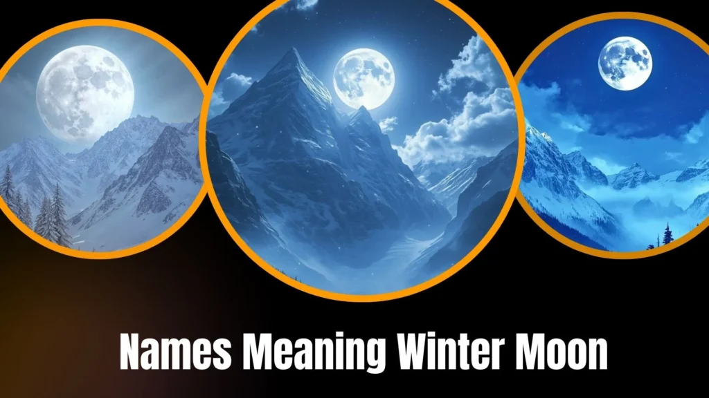 Names Meaning Winter Moon