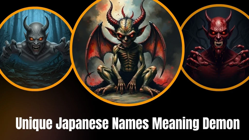 Unique Japanese Names Meaning Demon