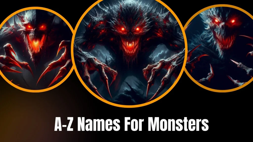 A–Z Names For Monsters