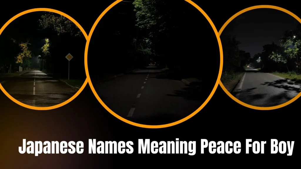 Japanese Names Meaning Peace For Boy