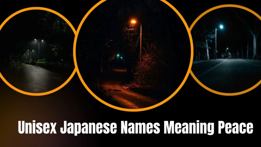 Unisex Japanese Names Meaning Peace