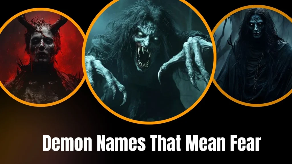 Demon Names That Mean Fear