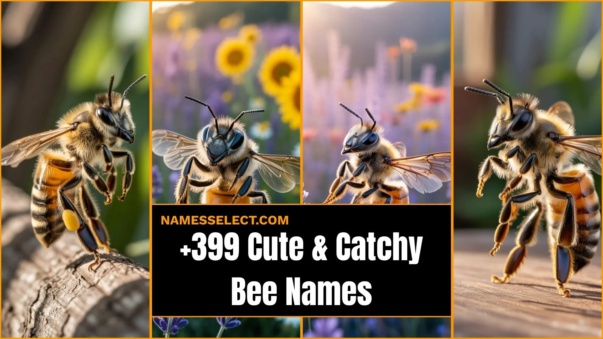 400+ Cute And Catchy Bee Names With Name Generator