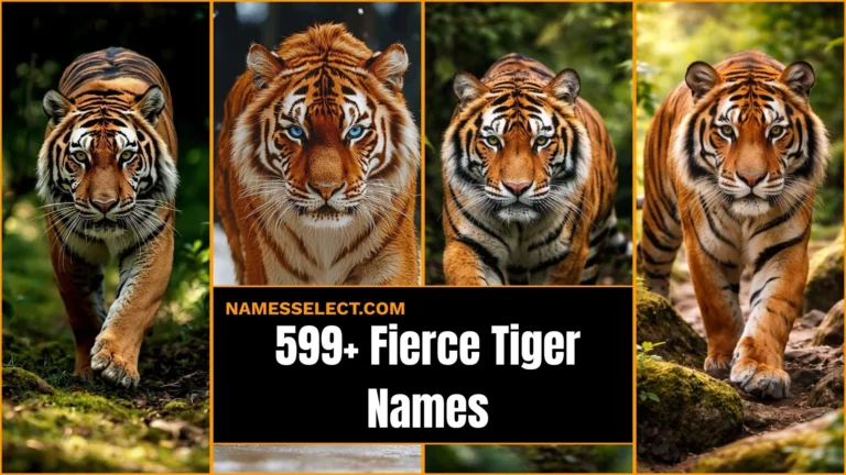 599+ Fierce Tiger Names That Will Blow Your Mind, Funny, Cool, Cute And Powerful Ideas