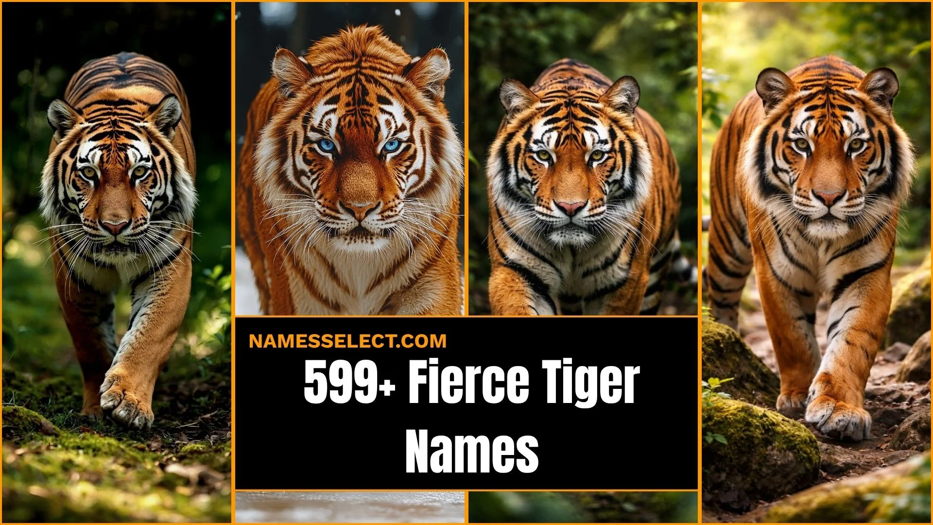599+ Fierce Tiger Names That Will Blow Your Mind, Funny, Cool, Cute And Powerful Ideas