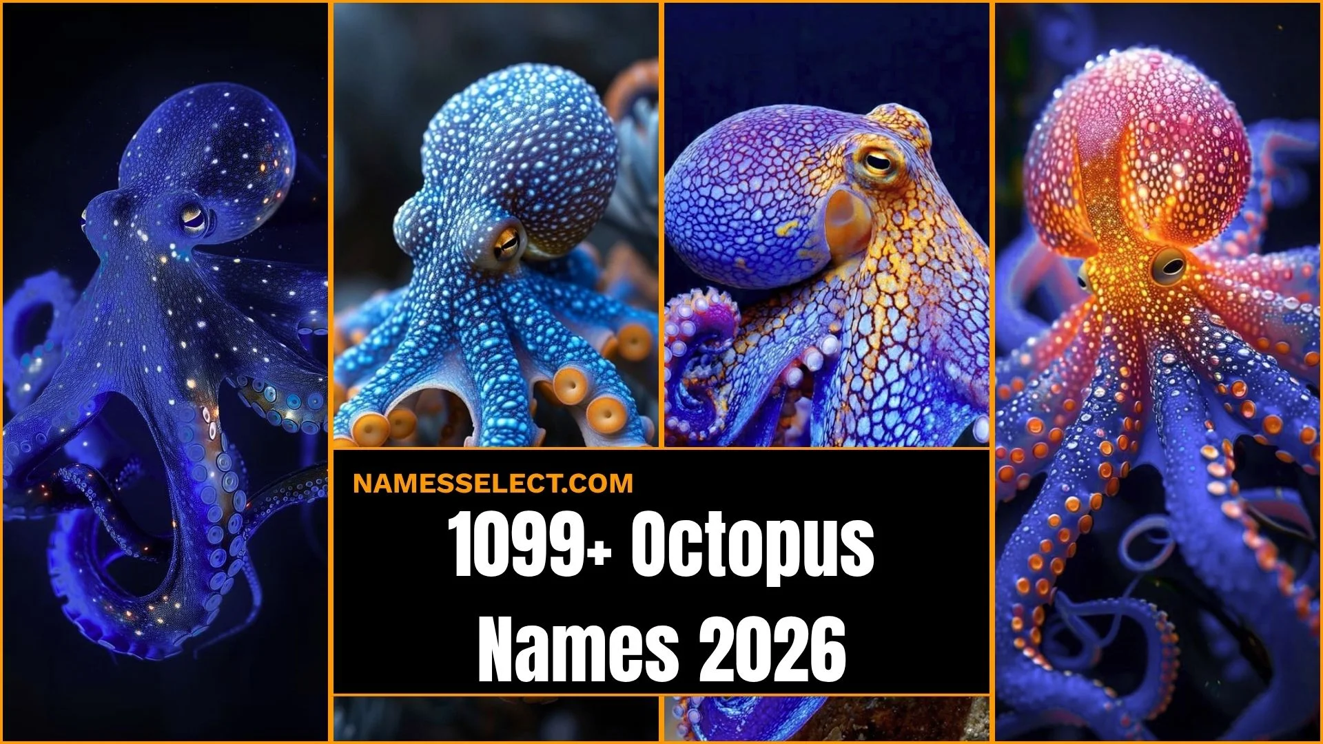 1099+ Octopus Names: That Will Blow Your Mind With Cute, Funny, Cool And Legendary Ideas