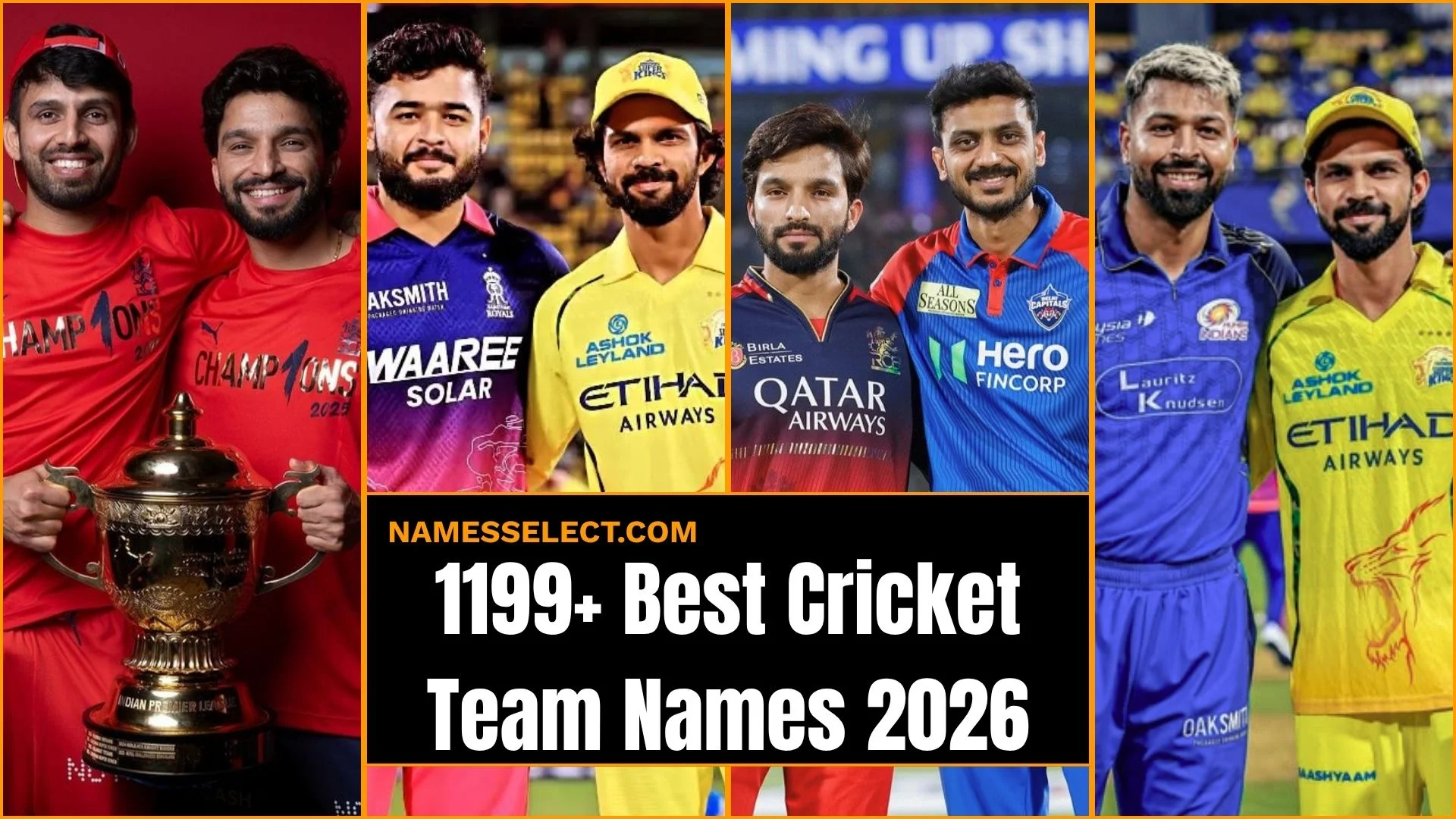 1199+ Powerful Cricket Team Names: Funny, Cool, Unique Stylish And Viral Ideas For Every Squad