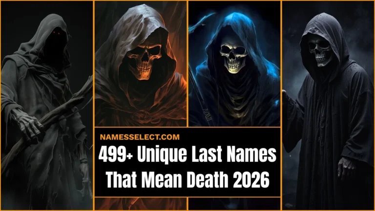 499+ Last Names That Mean Death: With Dark Origins, Powerful Meanings And Hidden Mysteries