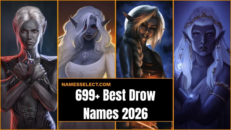 699+ Drow Names: That Sound Dark, Powerful And Absolutely Legendary