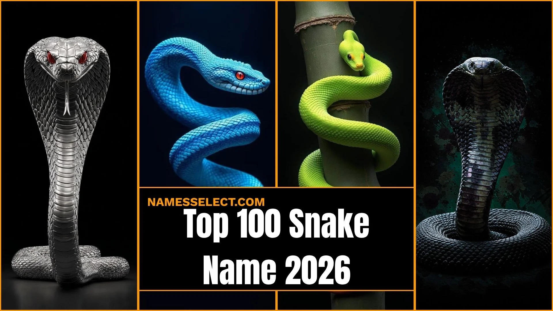 Top 100 Snake Names: Cool, Cute & Creative Ideas for Every Snake