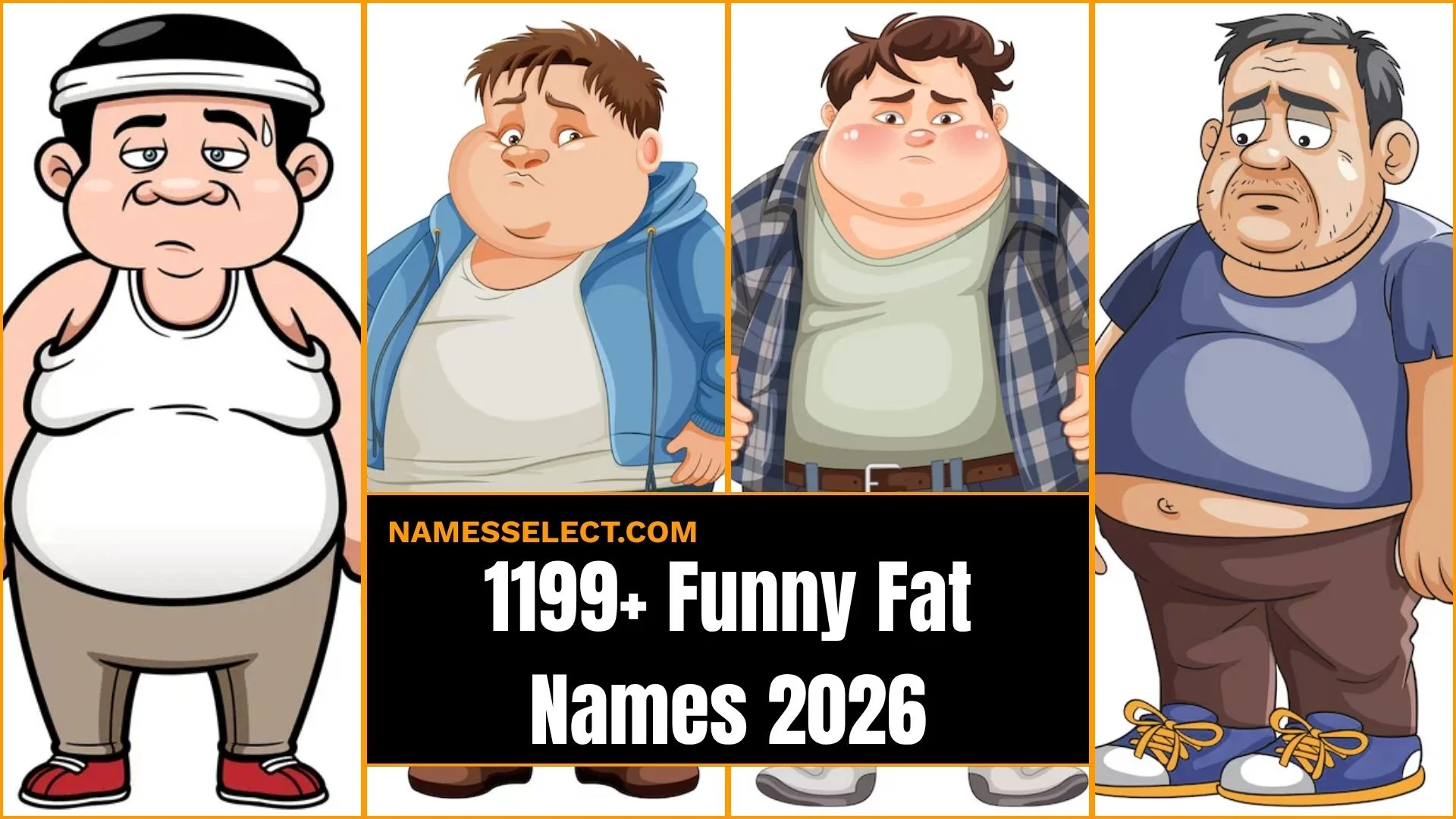 Ultimate 1199 Funny Fat Names: List Packed With Hilarious Nicknames And Viral Username Ideas
