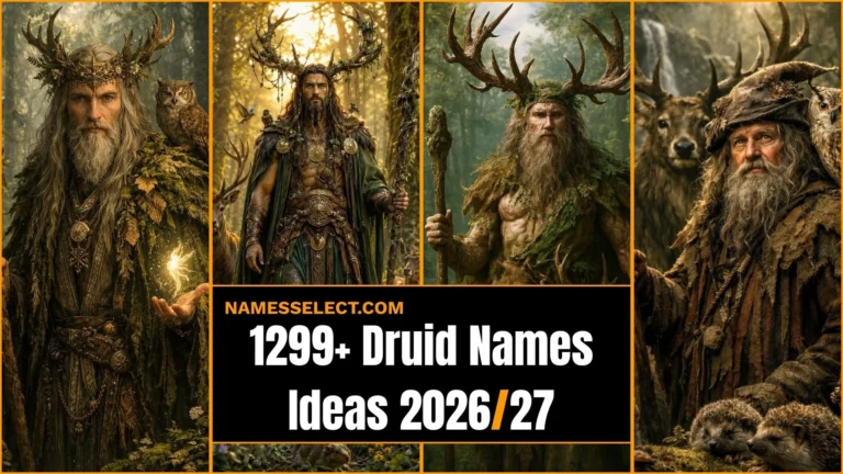 1299+ Druid Names: That Feel Ancient Magical And Absolutely Unforgettable