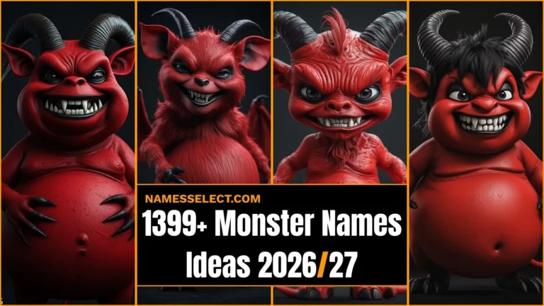 1399+ Monster Names: That Will Blow Your Mind With Dark, Mythical, Powerful And Legendary Ideas 
