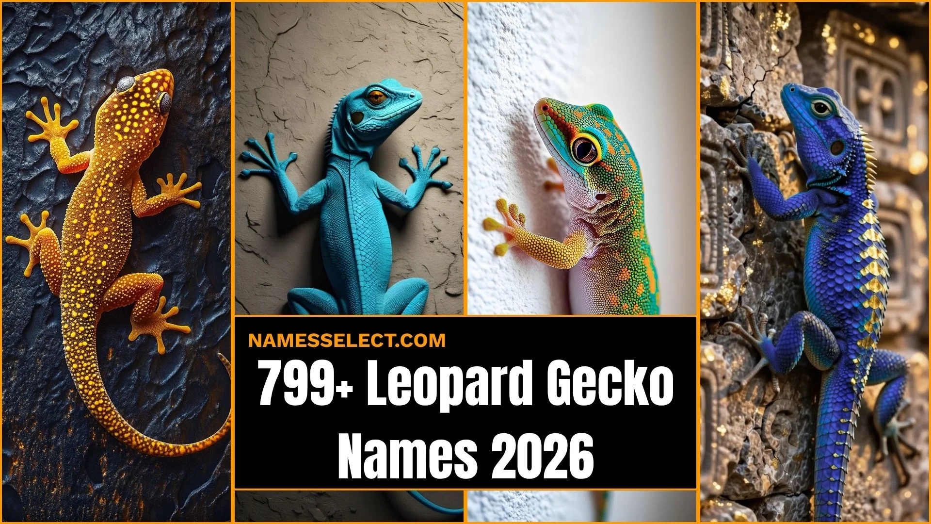 799+ Leopard Gecko Names You Will Instantly Love: Cute, Funny, Cool And Rare Picks Inside 